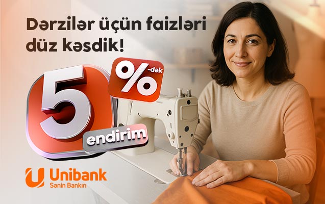 “Unibank”ın sahibkarlar üçün yay kampaniyası davam edir