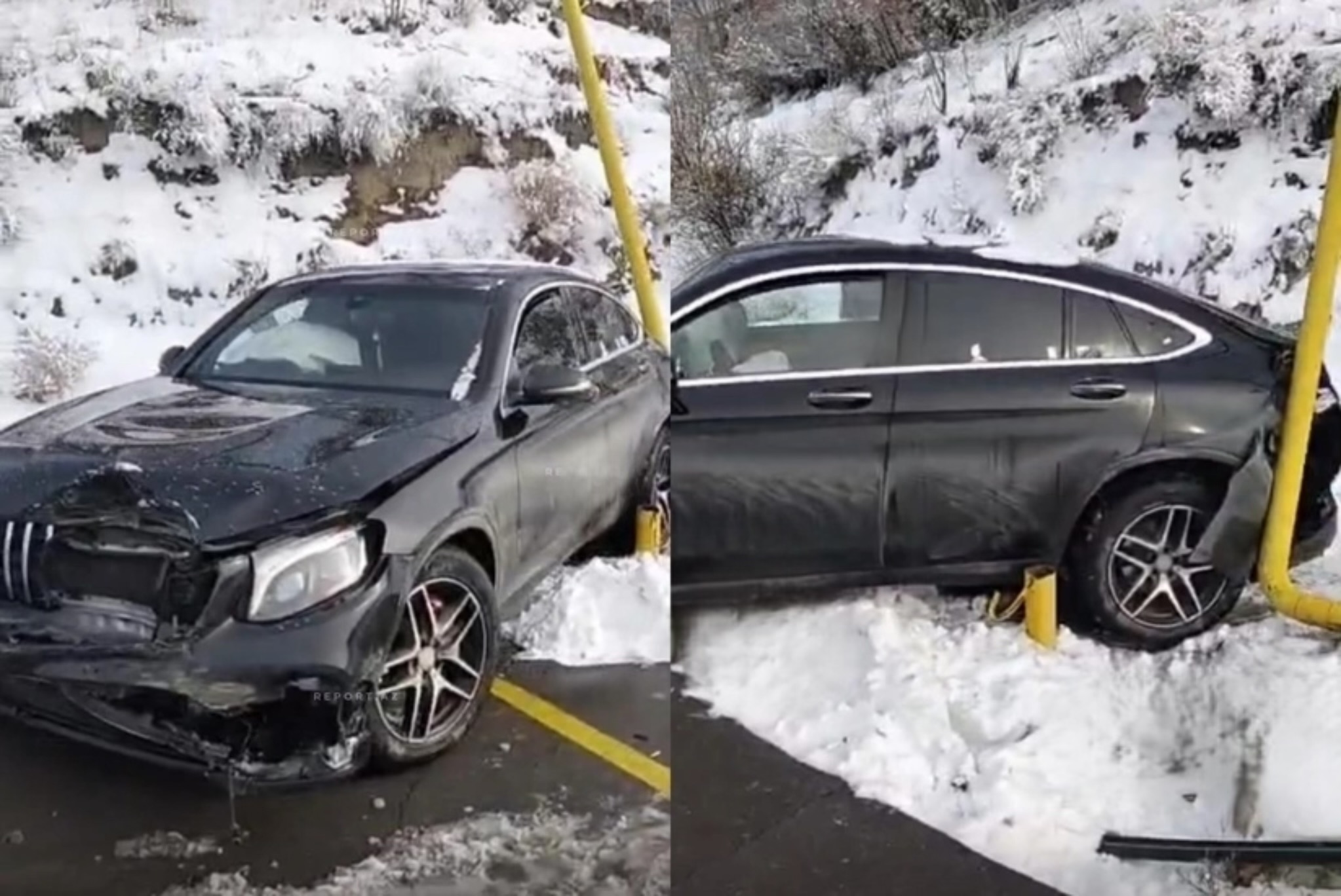 Şahbuzda minik avtomobili qaz xəttinə çırpılıb, 160 abonent qazsız qalıb