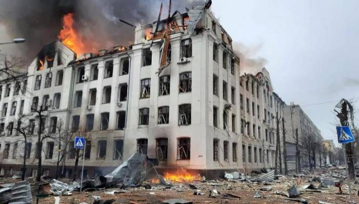 Rusiya Xarkov vilayətinə zərbələr endirib, ölən və yaralananlar var