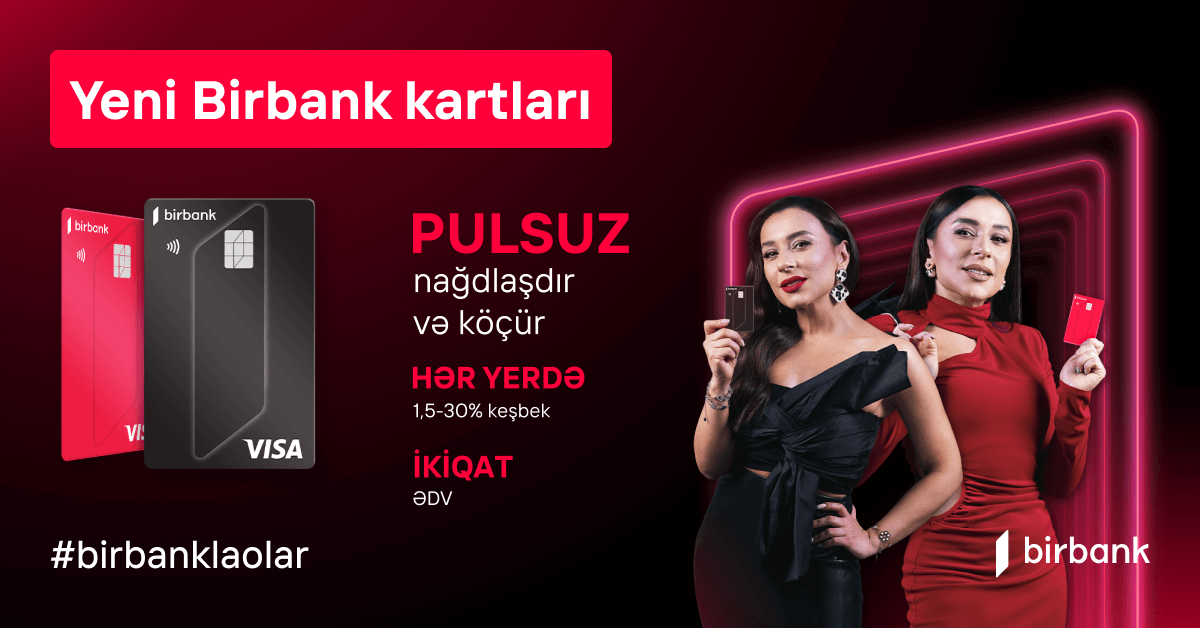 Sevdiyiniz “BirKart” indi “Birbank” kartı oldu