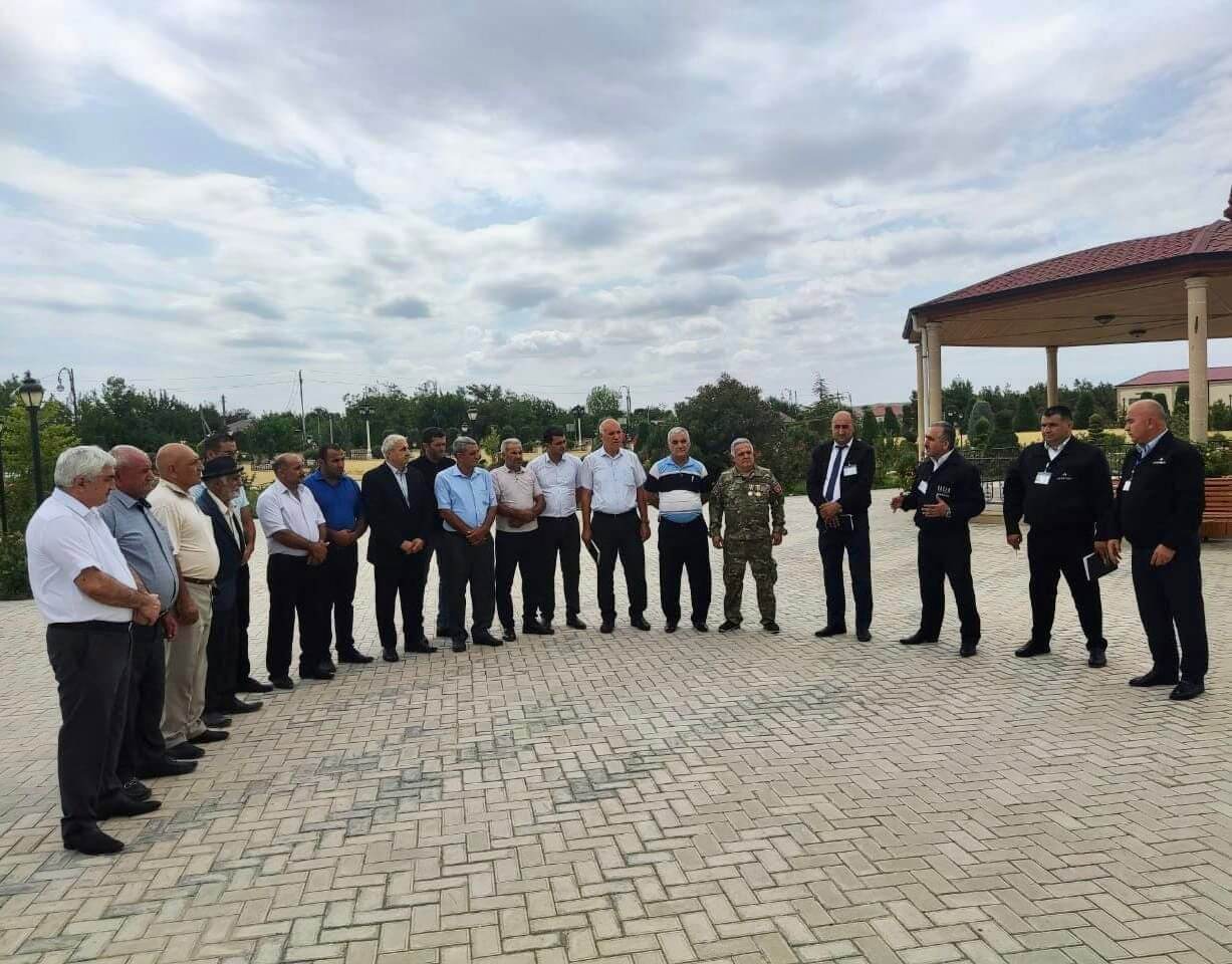 Füzulidə vətəndaşların qazla bağlı problemi dinlənildi