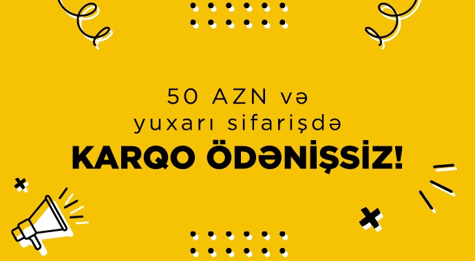 “Trendyol” 50 manatdan yuxarı sifarişlərdə çatdırılmanı pulsuz etdi