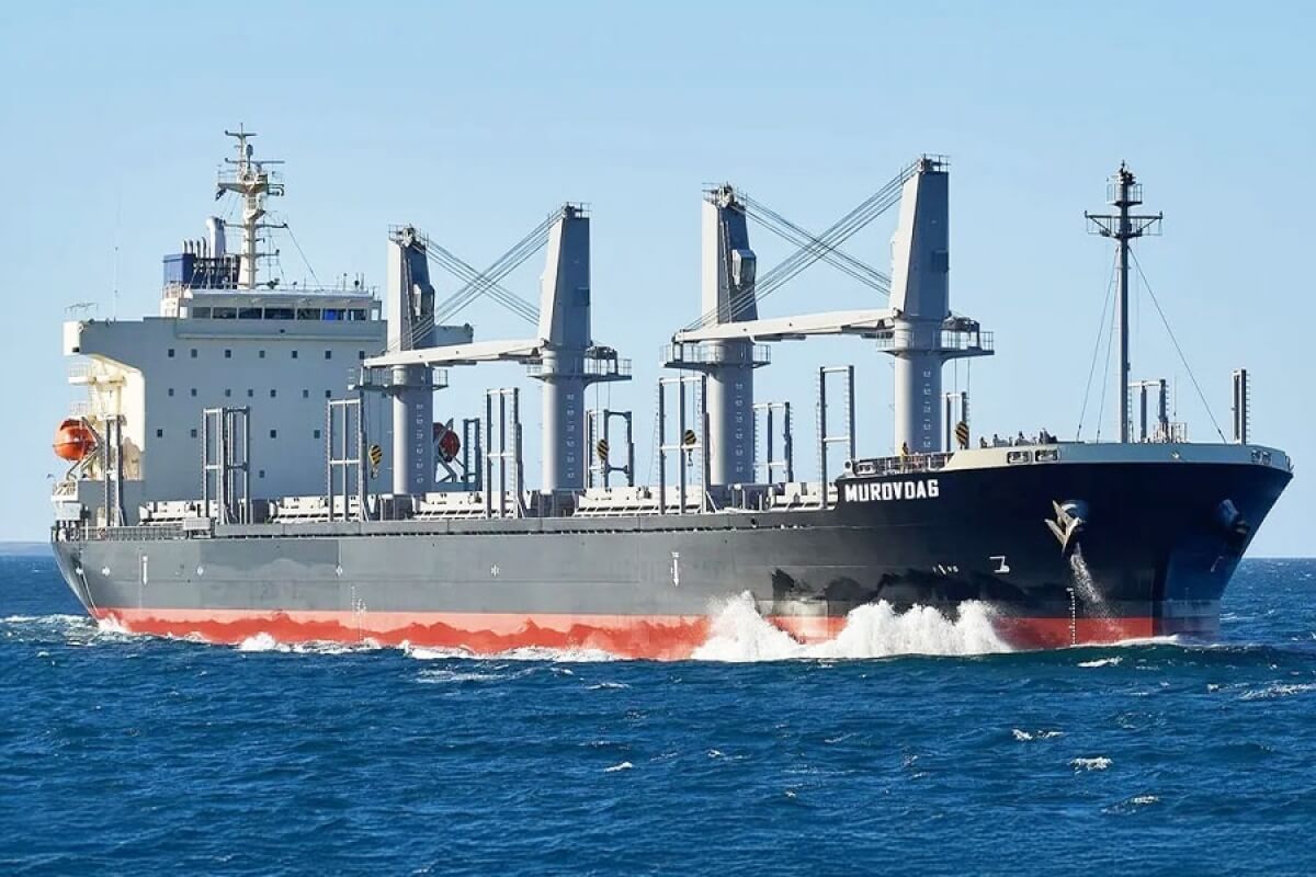 "Murovdağ" gəmisi Uruqvaydan Konqoya 26 tondan çox buğda çatdırıb