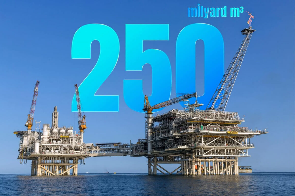 “Şahdəniz” yatağından hasil edilmiş qazın həcmi 250 milyard kubmetrə çatıb