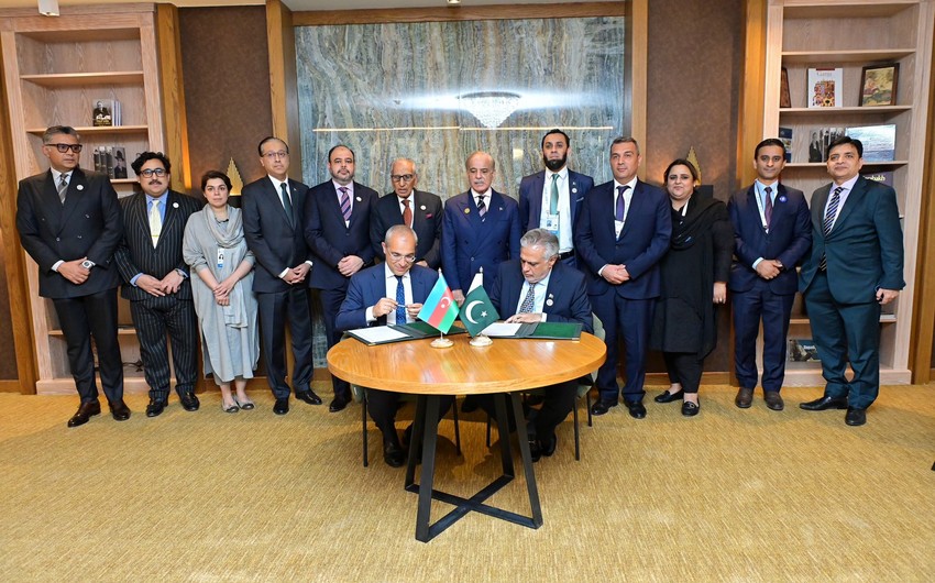 Azərbaycanla Pakistan arasında Anlaşma Memorandumu imzalanıb