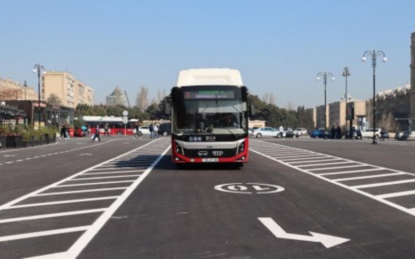 Bakıda 4 avtobus marşrutunun hərəkəti Əhməd Rəcəbli küçəsi ilə təşkil ediləcək