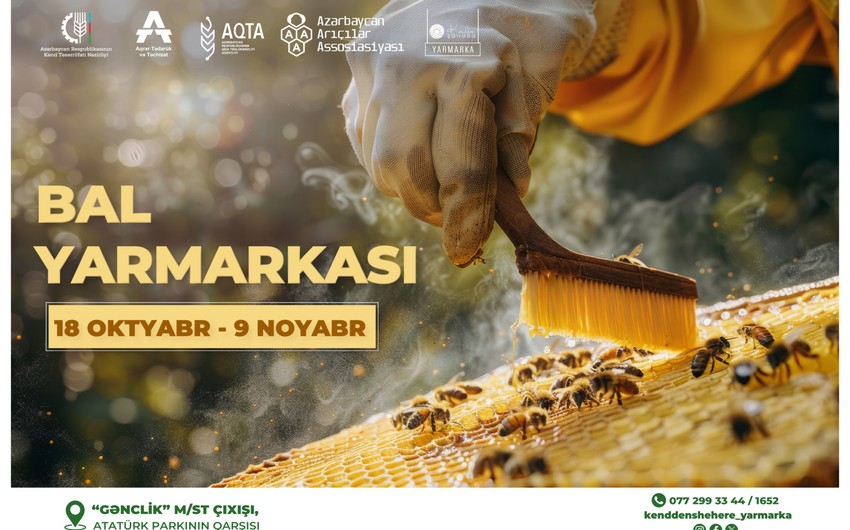 Bakıda Bal Yarmarkası keçiriləcək