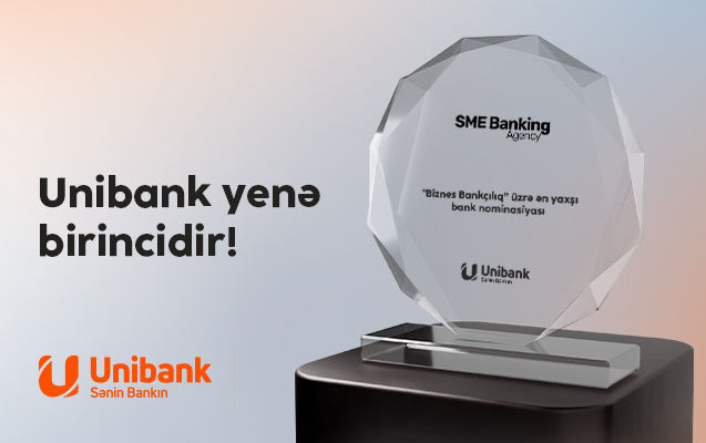 “Unibank” “Biznes Bankçılıq” nominasiyası üzrə qalib olub