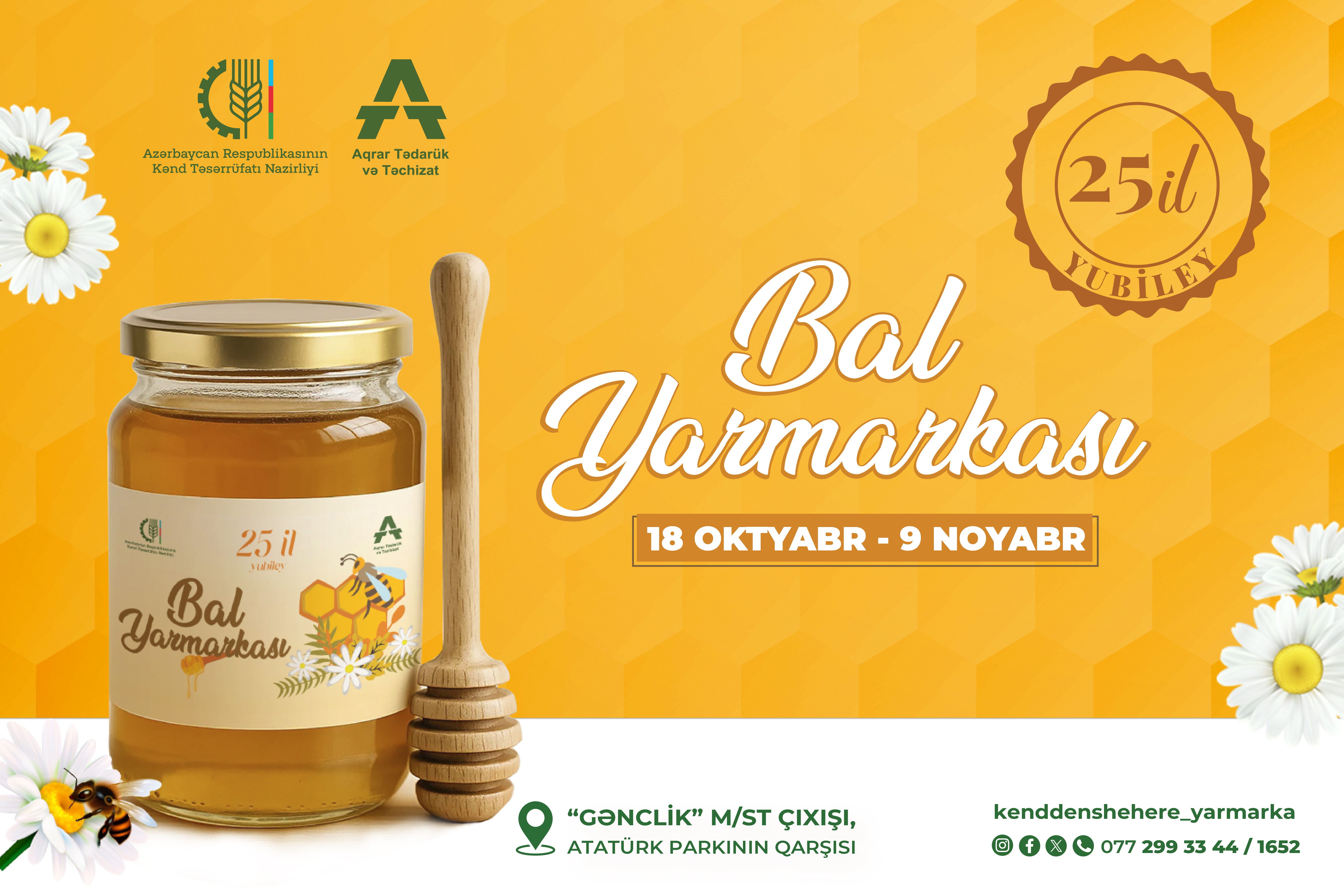 Sabah Bakıda bal yarmarkası başlayır