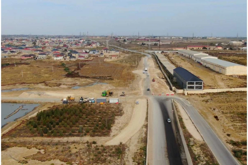 Bakıda iki qəsəbəni Zığ dairəsi–Hava Limanı yoluna birləşdirən yanaşma yolları tikilir