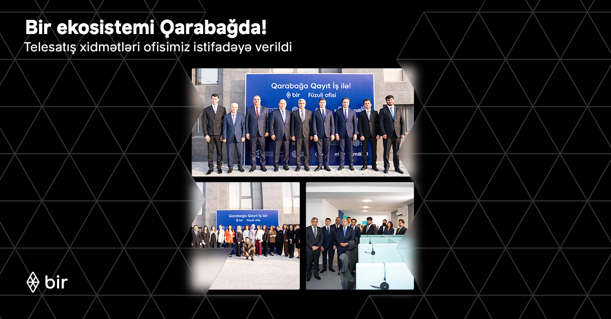 Qarabağda m10 və Milliön telesatış xidmətləri üçün yeni ofis açıldı
