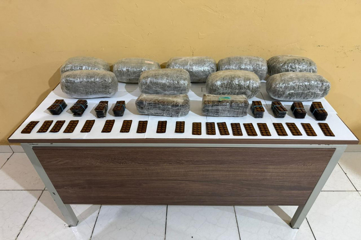 İrandan Azərbaycana 30 kq narkotik keçirilməsinin qarşısı alınıb