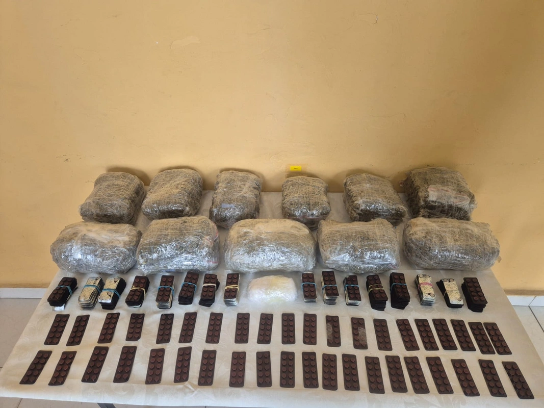 İrandan Azərbaycana 24 kq-dan çox narkotik keçirilməsinin qarşısı alınıb