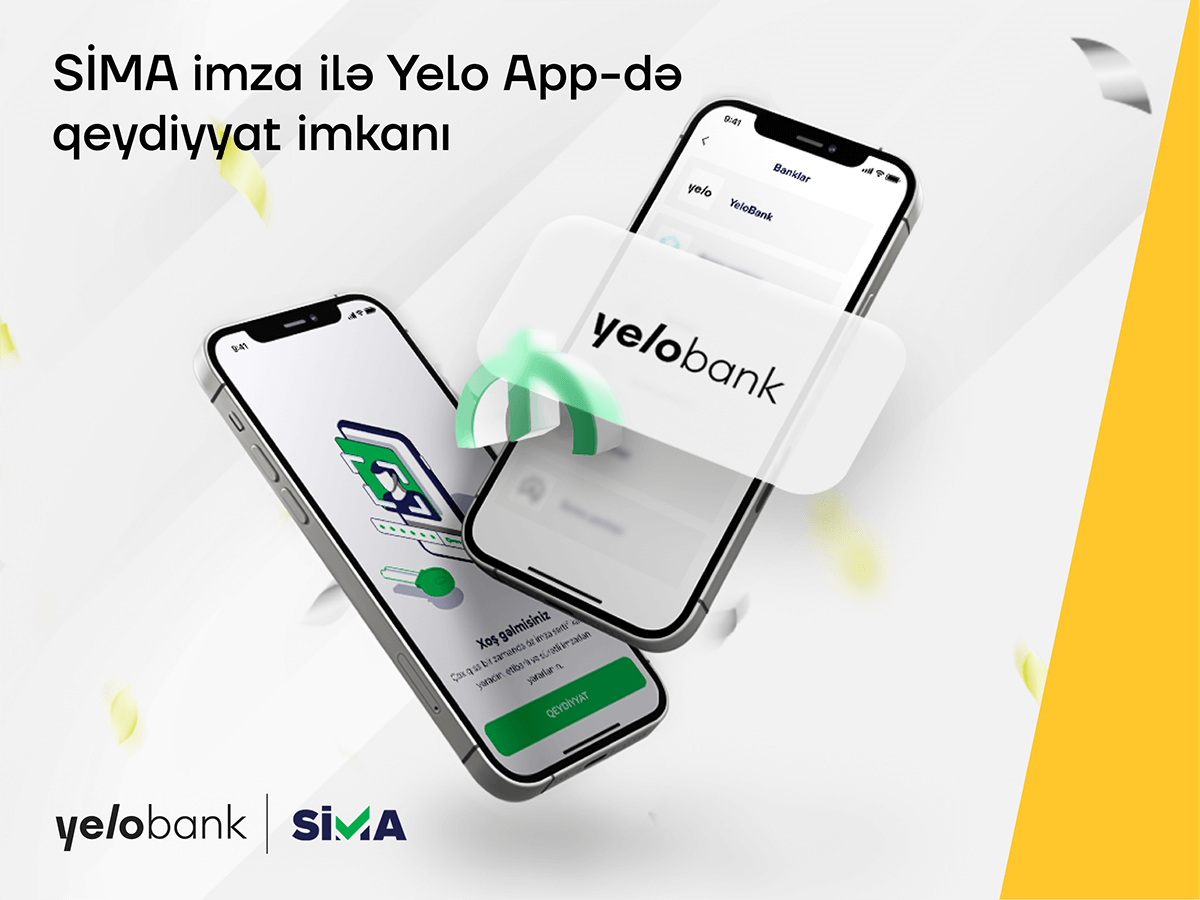 SİMA üzrə yeni tərəfdaş “Yelo Bank” oldu
