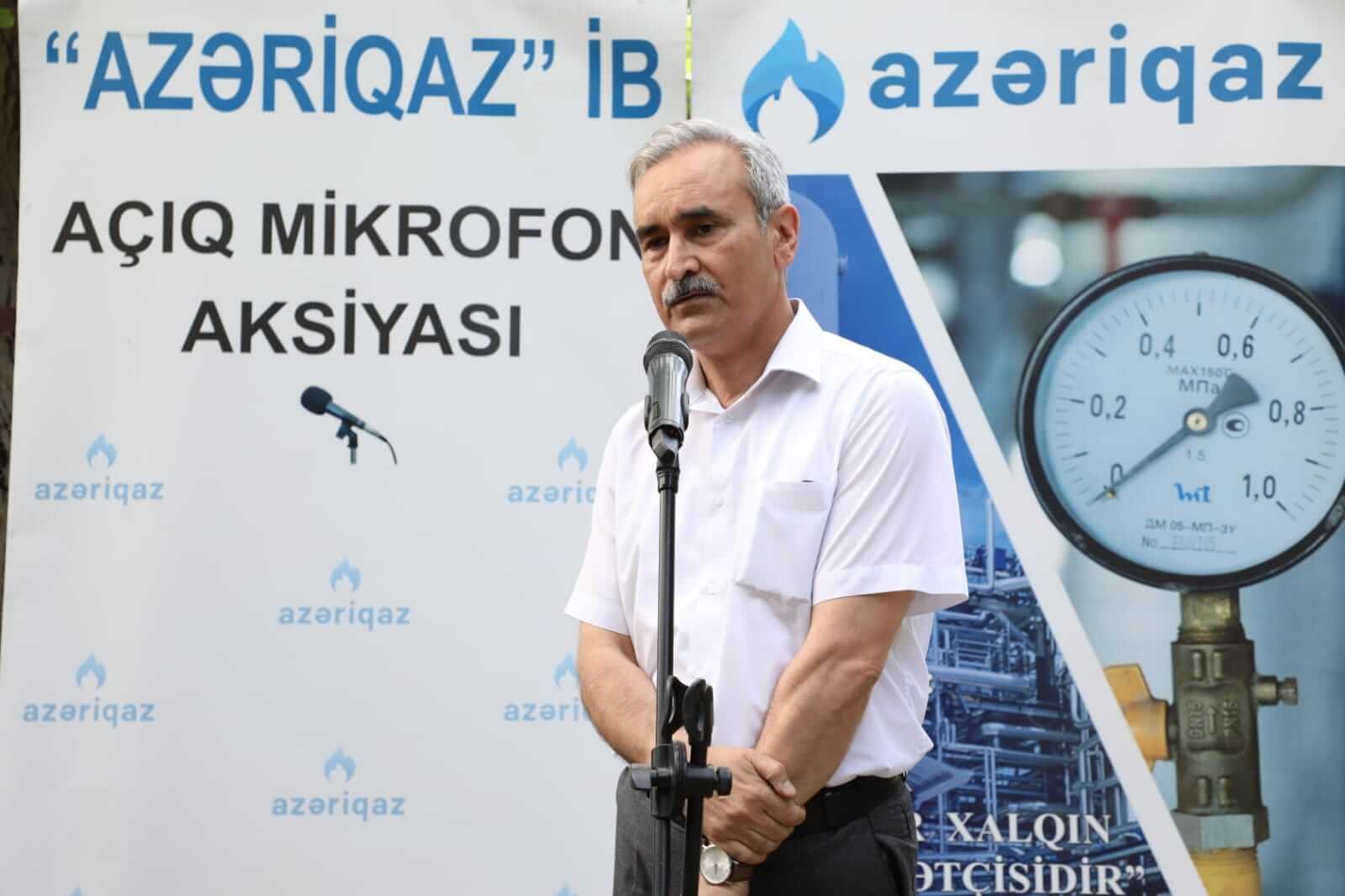 "Azəriqaz" vətəndaşlarla Ağstafada görüş keçirib