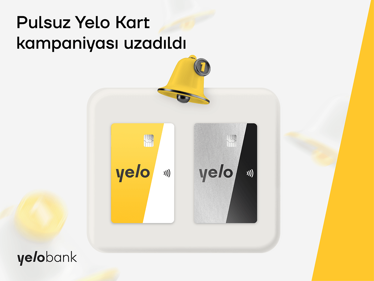 Pulsuz Yelo kart kampaniyası uzadıldı