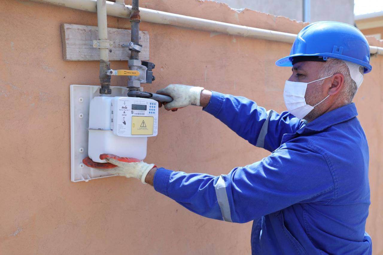 Ağsunun Padar kəndində istismar müddəti başa çatan qaz xətləri yenilənir