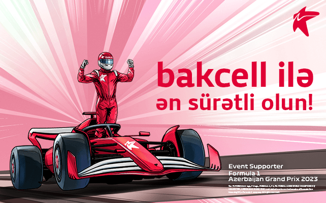 “Bakcell” “Formula 1 Azərbaycan Qran Prisi”nin rəsmi dəstəkçisidir