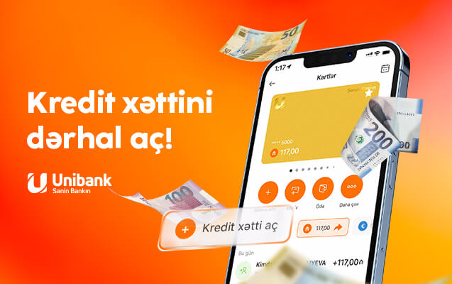 Bir neçə saniyə ərzində “UCard”da kredit xətti