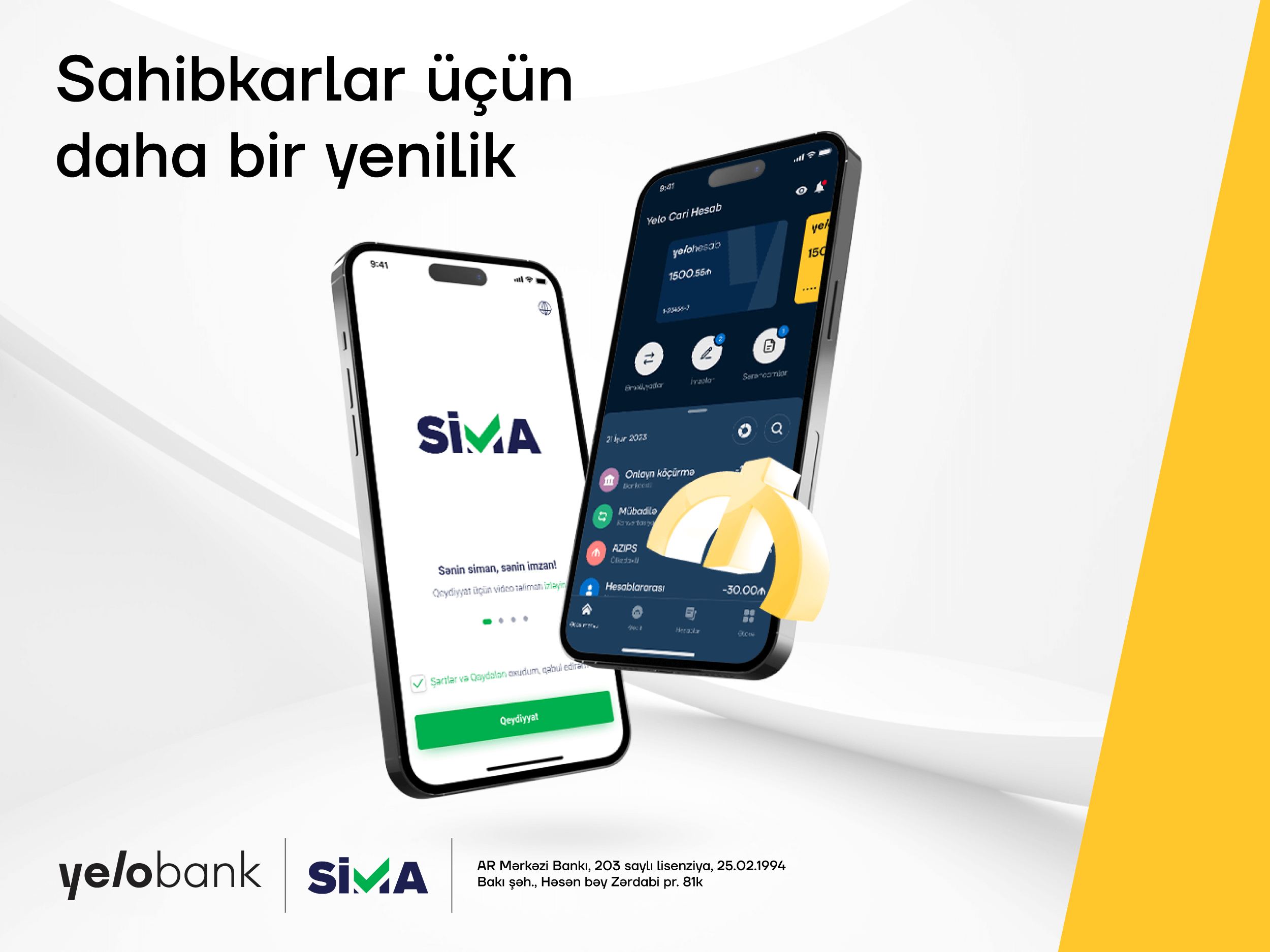 “Yelo Bank”dan sahibkarlar üçün bir ilk