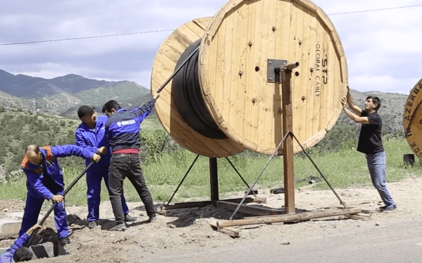 Laçının ən ucqar kəndlərinin elektrik şəbəkəsi yenilənir