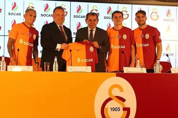 SOCAR “Qalatasaray”ın sponsor oldu - Müqavilə imzalandı - FOTO