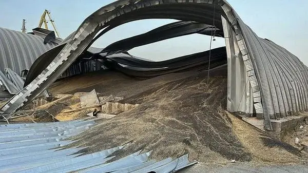 Hava hücumları nəticəsində Ukraynanın taxıl anbarları zədələnib