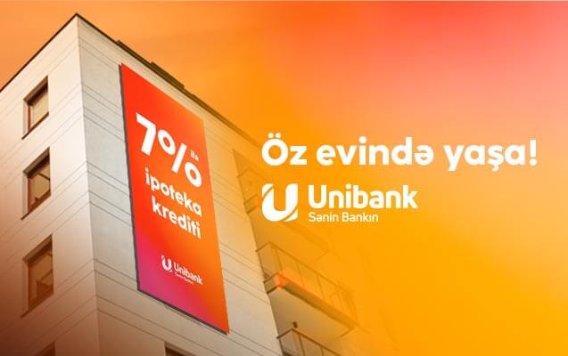 “Unibank” indiyədək 106 milyon manatdan çox ipoteka krediti verib
