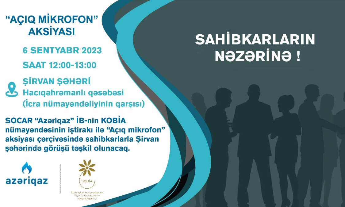 “Azəriqaz”ın sahibkarlarla növbəti görüşü Şirvanda keçiriləcək