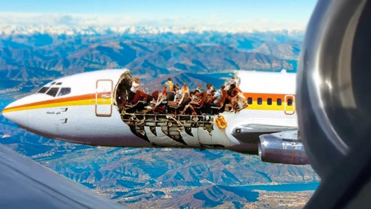 Təyyarənin damı qopdu, faciə yaşandı