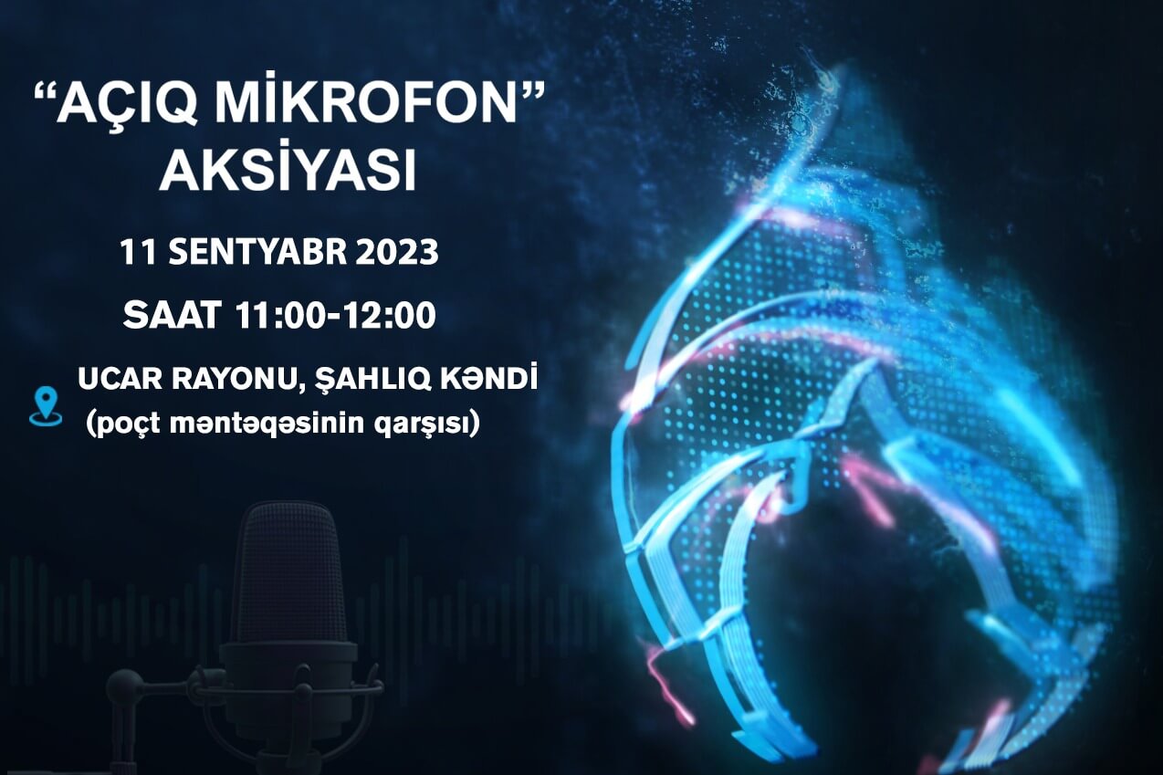 "Azəriqaz"ın "Açıq mikrofon"u Ucarın Şahlıq kəndində qurulacaq