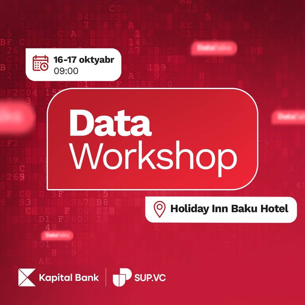 “Kapital Bank”ın “Data workshop” tədbirinə qeydiyyat başladı