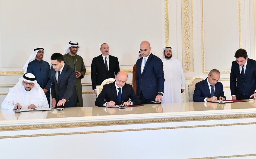 Azərbaycanla “Masdar” şirkəti arasında sənədlər imzalanıb