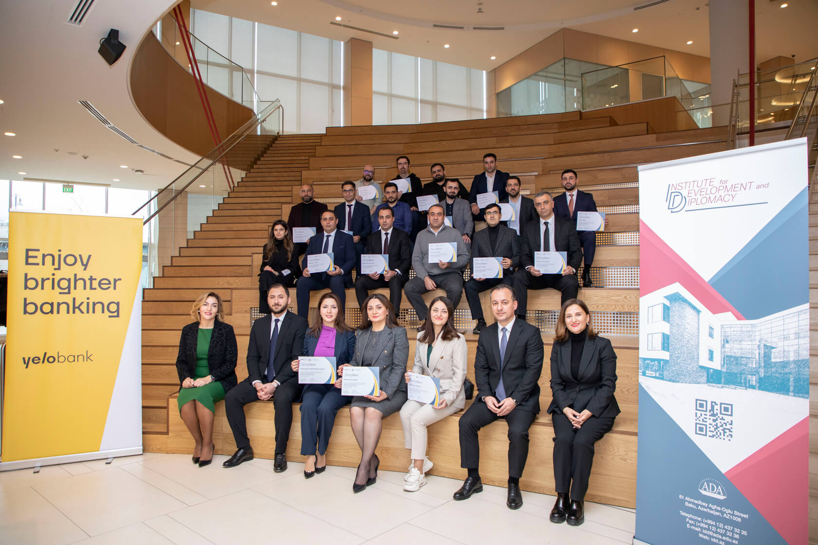 “Yelo Bank” əməkdaşları üçün “Liderliyin inkişafı” proqramı keçirildi