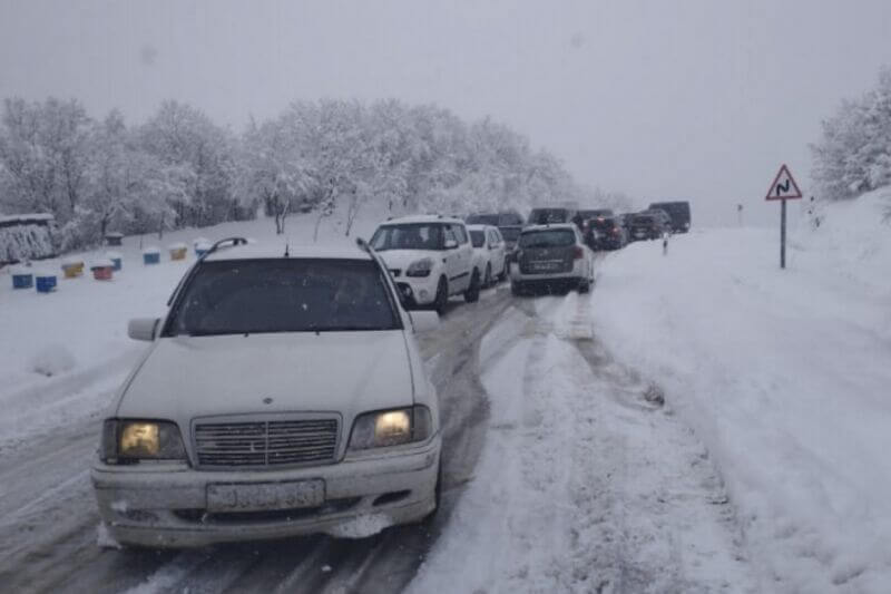 Bakı-Şamaxı-Yevlax yolunda nəqliyyatın hərəkətində heç bir çətinlik yoxdur
